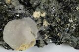 Lustrous Sphalerite with Pyrite, Quartz & Calcite - Bulgaria #330481-1